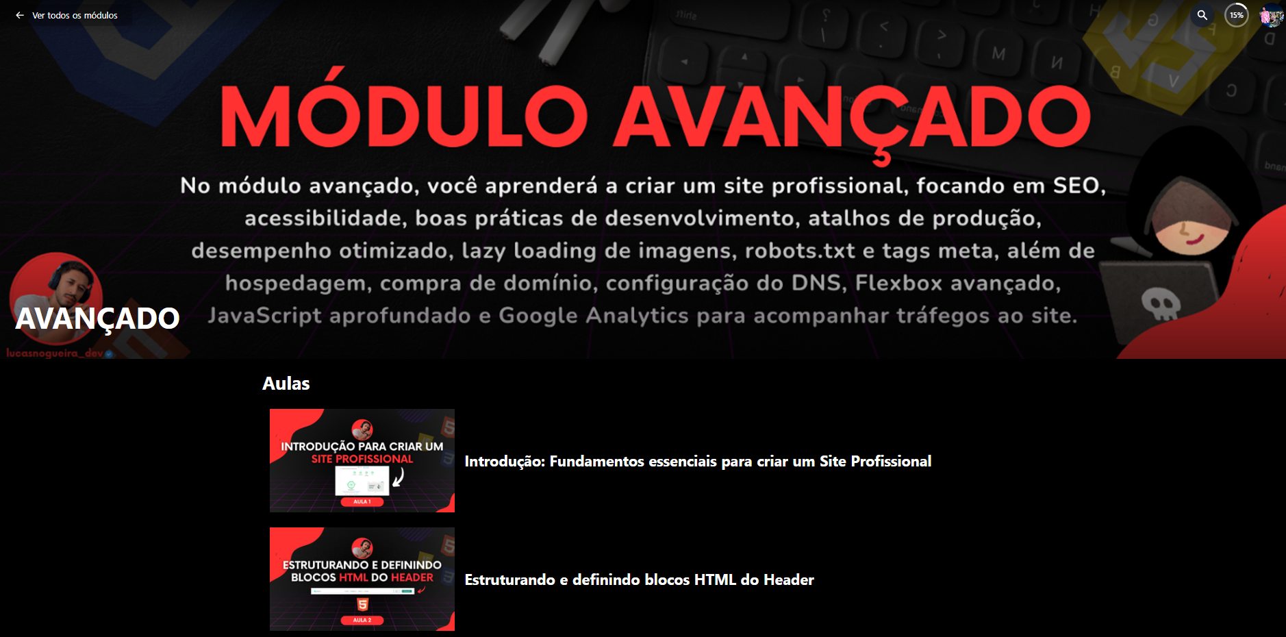 modulo avançado